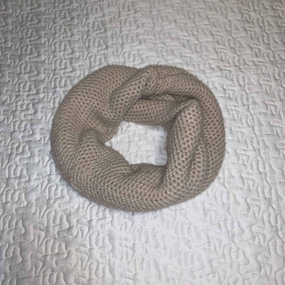 Cream infinity scarf